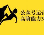 公众号运营高阶能力35讲,从月薪3k到月薪30k,新媒体人的必修课-16888副业资讯