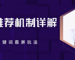 B站推荐机制详解,利用推荐系统反哺自身,视频关键词霸屏玩法(共2节视频)-16888副业资讯