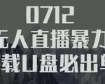 树敌习研社抖音无人直播暴力带货车载U盘必出单,单号单日产出300纯利润-16888副业资讯