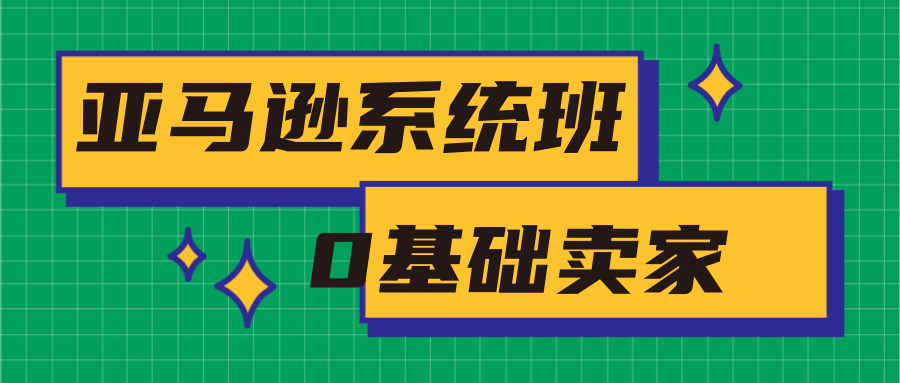 亚马逊系统班，专为0基础卖家量身打造，亚马逊运营流程与架构-16888副业资讯