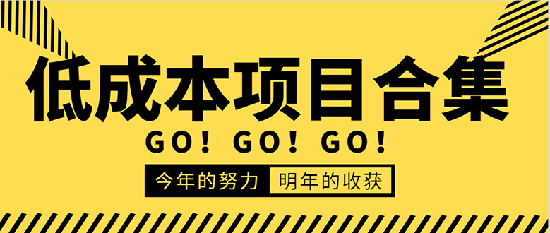 低成本零成本项目合集：赚钱快的慢的、暴利的，线上线下的，价值万元资料-16888副业资讯