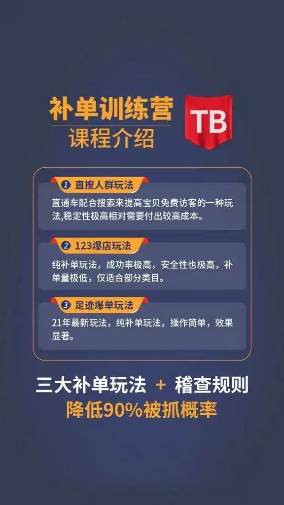 数据蛇淘宝2021最新三大补单玩法+稽查规则，降低90%被抓概率-16888副业资讯
