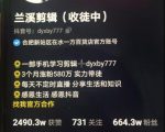 兰溪抖音混剪:一部手机学习剪辑,3个月涨粉580万-16888副业资讯
