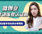 微创业全能训练营认证班课程，从理论知识与实际案例手把手指导创业新手如何从零到有-16888副业资讯