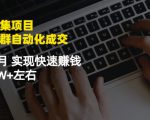 虚拟图集项目：矩阵站群自动化成交，3-5个月实现快速赚钱月入1W+左右-16888副业资讯