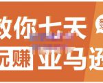 晟尧跨境·教你七天玩赚亚马逊,教你轻松玩赚亚马逊,适合小白学习-16888副业资讯