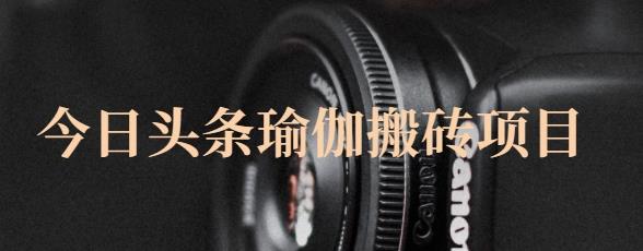 猎人社区·今日头条瑜伽搬砖项目，单号一天几十收入，可以批量操作！-16888副业资讯