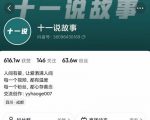 十一说故事·故事性中视频，观众快速共鸣从而快速变现的中视频玩法-16888副业资讯
