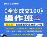 《全案成交100》全案全流程4段25步100招，操作班-16888副业资讯