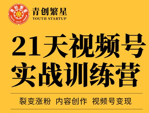 张萌21天视频号实战训练营，裂变涨粉、内容创作、视频号变现 价值298元-16888副业资讯