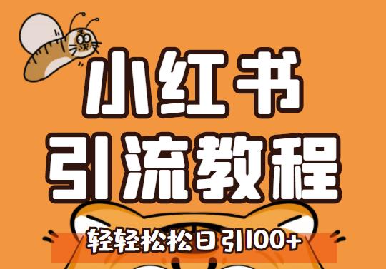 小红书运营引流全系列课程，每天引流100精准粉-16888副业资讯