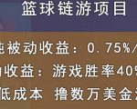 国外区块链篮球游戏项目，前期加入秒回本，被动收益日0.75%，撸数万美金-16888副业资讯