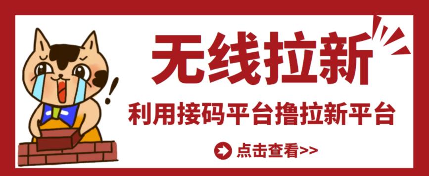 最新接码无限拉新项目，利用接码平台赚拉新平台差价，轻松日赚500+-16888副业资讯
