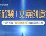 李欣频|文案创造课,0基础可报10天写出“看到就想转”的自媒体文案-16888副业资讯