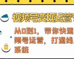视频号变现运营，视频号+社群+直播，铁三角打通视频号变现系统-16888副业资讯
