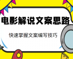 电影解说文案思路课，让你快速掌握文案编写的技巧（3节视频课程）-16888副业资讯