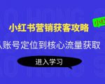 小红书营销获客攻略:从账号定位到核心流量获取,爆款笔记打造-16888副业资讯