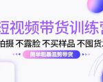 短视频带货训练营：不拍摄 不露脸 不买样品 不囤货发货 简单粗暴混剪带货（第三期）-16888副业资讯