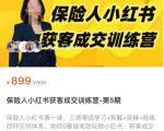 保险人小红书获客成交训练营,0基础高效玩转小红书,可复制的获客成交之路-16888副业资讯