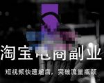 蓝Sir派·淘宝短视频快速起店，替代传统搜索方式，学会做一个不一样的淘宝店-16888副业资讯