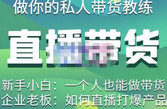 硬核传媒·直播带货（私人教练），实操实战教学，通俗易懂，学完后新手小白一个人也能做带货-16888副业资讯