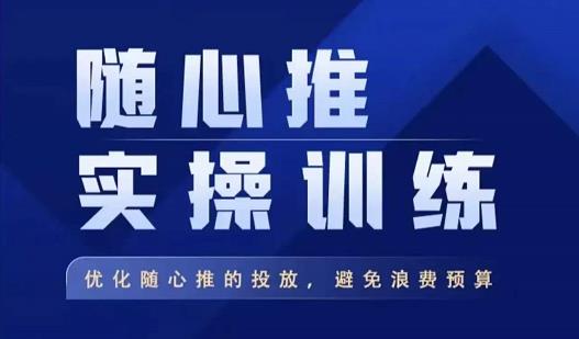 飞哥·随心推实操训练，优化随心推投放，避免浪费预算-16888副业资讯