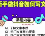 新手做抖音如何写文案,手把手实操如何拆解热门文案-16888副业资讯