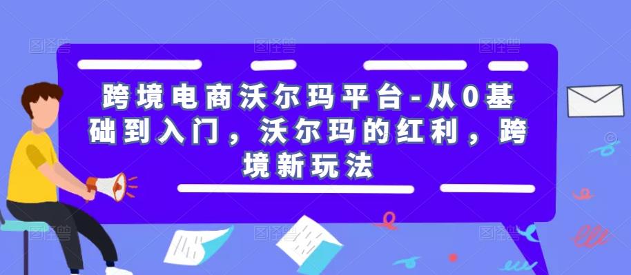 跨境电商沃尔玛平台-从0基础到入门，沃尔玛的红利，跨境新玩法-16888副业资讯