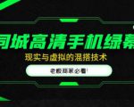 同城高清手机绿幕,直播间现实与虚拟的混搭技术,老板商家必看!-16888副业资讯