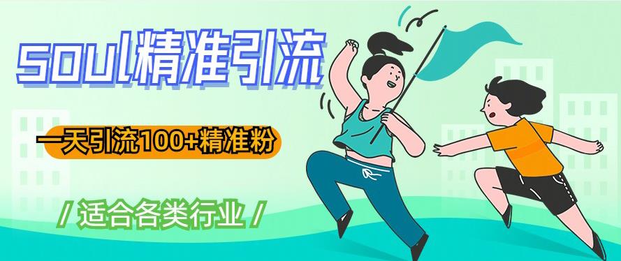soul精准引流系列课程，一天引流100+精准粉，适合各类行业-16888副业资讯