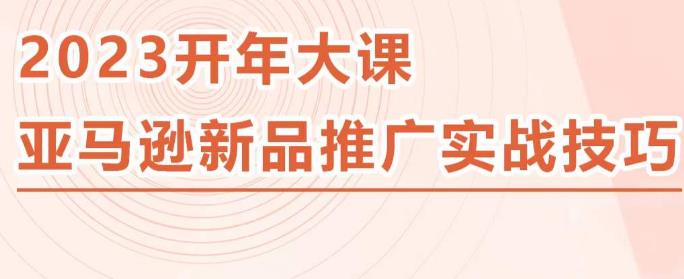 2023亚马逊新品推广实战技巧，线下百万美金课程的精简版，简单粗暴可复制，实操性强的推广手段-16888副业资讯