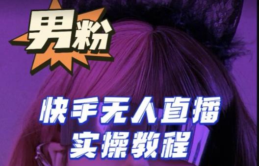 【男粉落地项目】零基础玩转男粉快手无人直播月入3w+，2023快手无人直播实操教程-16888副业资讯