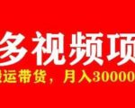 多多带货视频快速50爆款拿带货资格，搬运带货，月入30000【全套脚本+详细玩法】-16888副业资讯