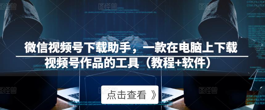 微信视频号下载助手，一款在电脑上下载视频号作品的工具（教程+软件）-16888副业资讯