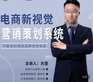 大圣·电商新视觉营销策划系统，可复制的电商品牌视觉识别系统-16888副业资讯