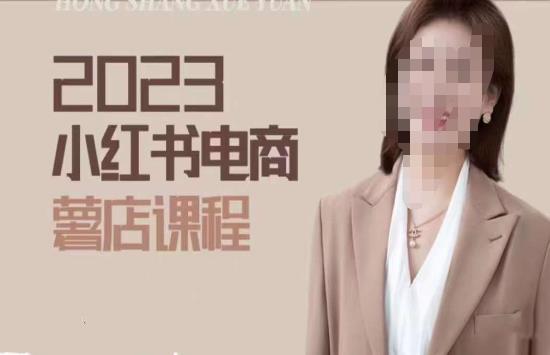 2023小红书电商课，新手小白从0~1玩转小红书薯店电商-16888副业资讯