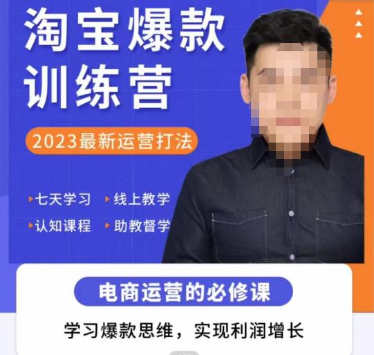 爱上黄昏·淘宝爆款训练营，2023最新运营打法，学习爆款思维，实现利润增长-16888副业资讯