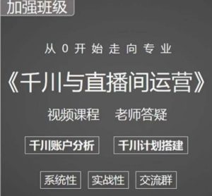 阳光哥·千川图文与直播间运营,从0开始走向专业,包含千川短视频图文、千川直播间、小店随心推-16888副业资讯