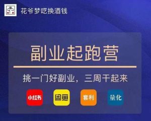 花爷-副业起跑营第2期，挑一门好副业，三周干起来（闲鱼｜小红书｜量化｜套利）-16888副业资讯