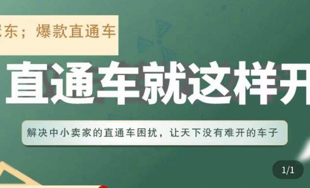 冠东·淘系直通车保姆级教程，全面讲解直通车就那么简单-16888副业资讯