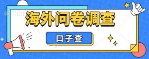 外面收费5000+海外问卷调查口子查项目，认真做单机一天200+【揭秘】-16888副业资讯