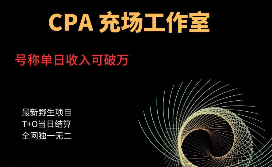 cpa充场工作室，号称单日收入10000+（揭秘）-16888副业资讯