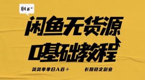 独家闲鱼无货源详细玩法,简简单单日八百+,长期稳定副业【揭秘】-16888副业资讯