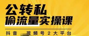 群响公转私偷流量实操课，致力于拥有更多自持，持续，稳定，精准的私域流量！-16888副业资讯