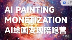 蛮驴·AI绘画变现陪跑营,快速产出可商业变现的图-16888副业资讯
