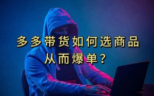 多多视频带货选什么商品链接才能爆单，10分钟教会你，爆单不是浮云【揭秘】-16888副业资讯