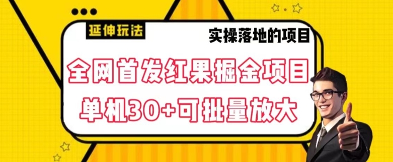 全网首发红果免费短剧掘金项目，单机30+可批量放大【揭秘】-16888副业资讯