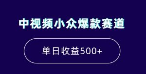 中视频小众爆款赛道，7天涨粉5万+，小白也能无脑操作，轻松月入上万【揭秘】-16888副业资讯