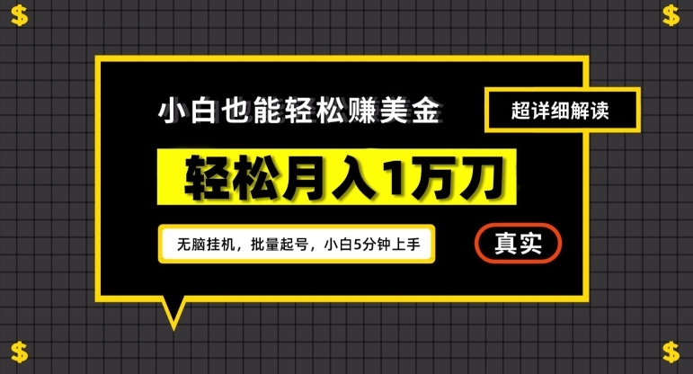 谷歌看广告撸美金2.0，无脑挂机，多号操作，月入1万刀【揭秘】-16888副业资讯