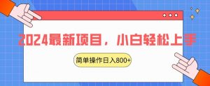 2024最新项目，红娘项目，简单操作轻松日入800+【揭秘】-16888副业资讯
